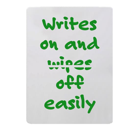Flipside Products 9.5" x 12" Dry Erase Boards, 6ct.
